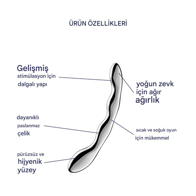 Satisfyer Cosmic Crest 2 Çelik Dildo