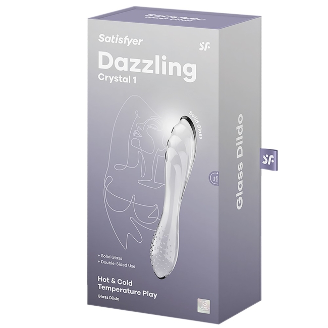 Satisfyer Dazzling Crystal 1 Yüksek Kaliteli Borosilikat Cam Yapay Penis