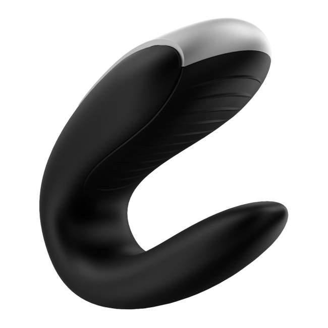 Satisfyer Double Fun Black Telefon Kontrollü Çiftlere Özel Vibratör