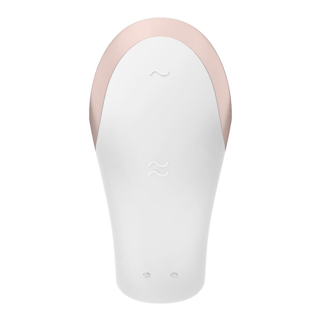 Satisfyer Double Love White Telefon Kontrollü Çiftlere Özel Vibratör