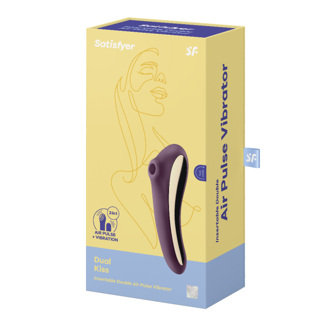 Satisfyer Dual Kiss Purple Emişli Ve Güçlü Titreşimli G-Spot Vibratör