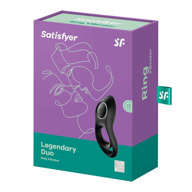 Satisfyer Legendary Duo 12 Modlu Titreşimli Şarjlı Su Geçirmez Penis Halkası