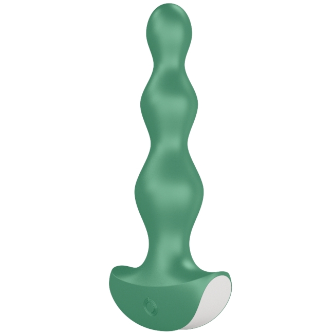 Satisfyer Lolli Plug 2 - 12 Fonksiyonlu Titreşimli Boğumlu Yeşil Anal Plug Vibratör