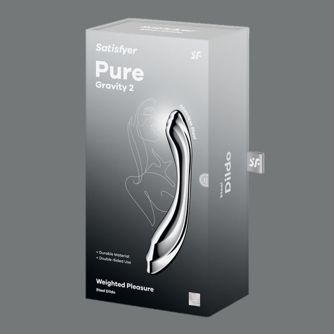 Satisfyer Pure Gravity 2 Çelik Dildo