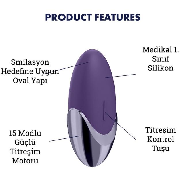 Satisfyer Purple Pleasure Mini Vibratör