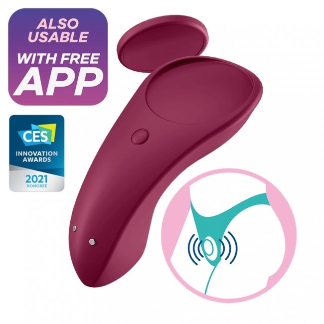 Satisfyer Sexy Secret Telefon Uyumlu Giyilebilen Vibratör