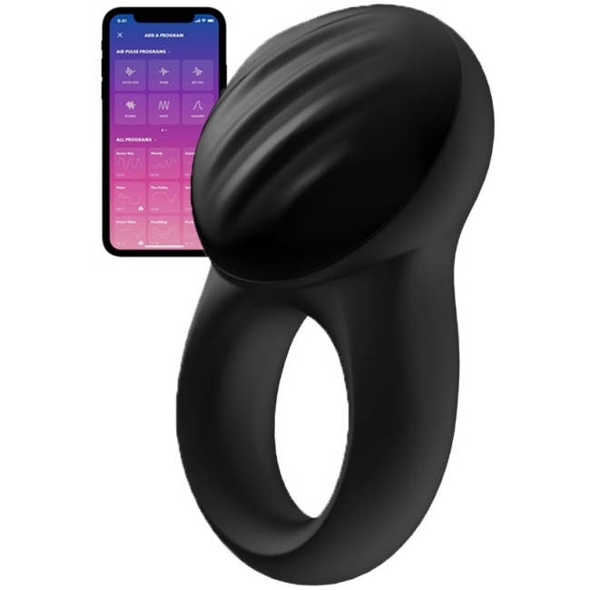 Satisfyer Signet Ring Telefon Kontrol Şarjlı Penis Halkası