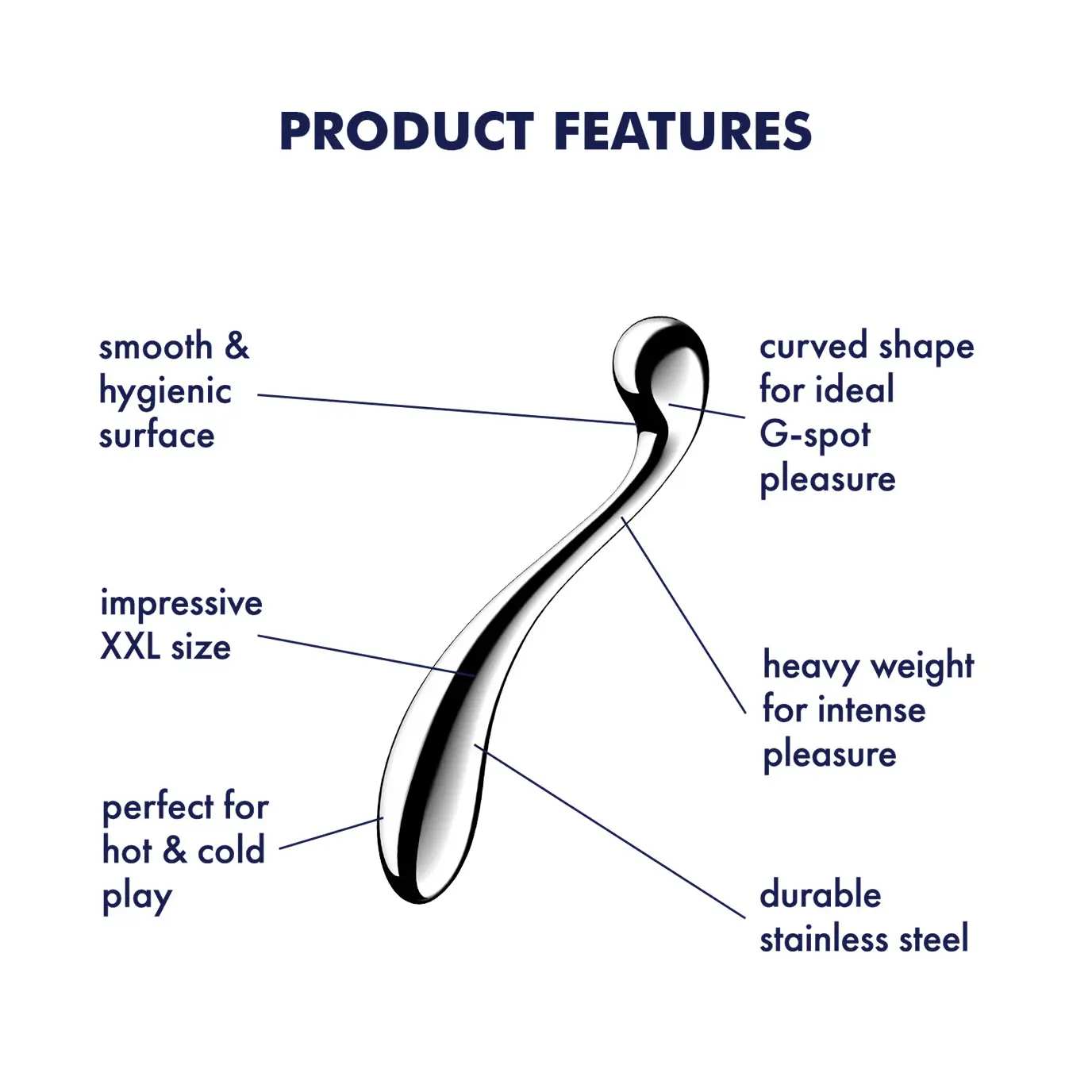 Satisfyer Star Force 4 Çelik Dildo