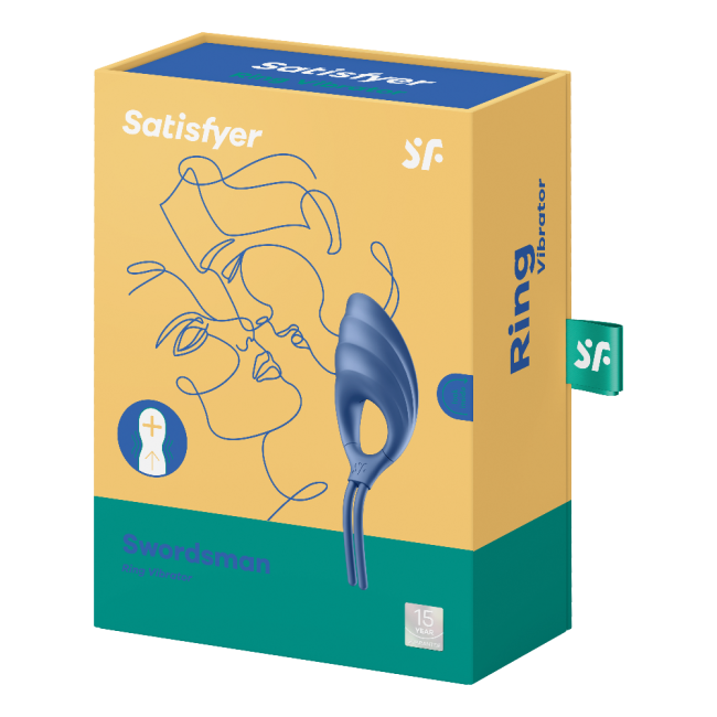Satisfyer Swordsman Blue 12 Farklı Titreşim Modlu Esnek Ve Güçlü Penis Halkası 