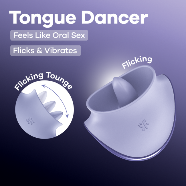 Satisfyer Tongue Dancer Dil Darbeli Mini Vibratör