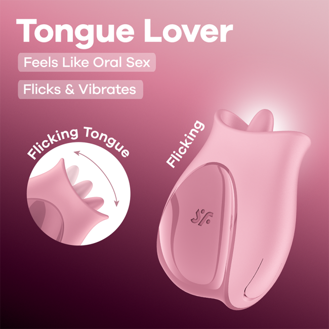 Satisfyer Tongue Lover Dil Darbeli Mini Vibratör