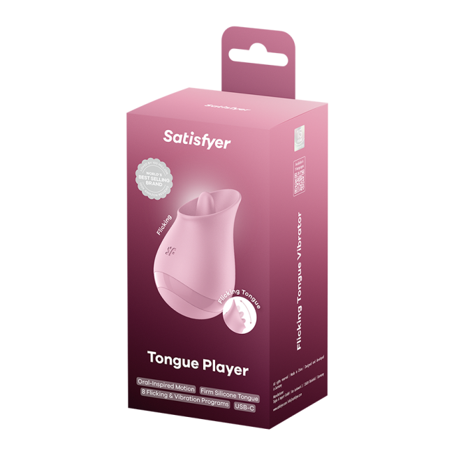 Satisfyer Tongue Player Dil Darbeli Mini Vibratör