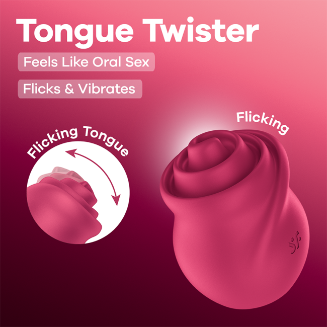Satisfyer Tongue Twister Klitoris Uyarıcı Mini Vibratör