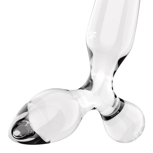 Satisfyer Triple Crystal 2 Transparan Cam Dildo