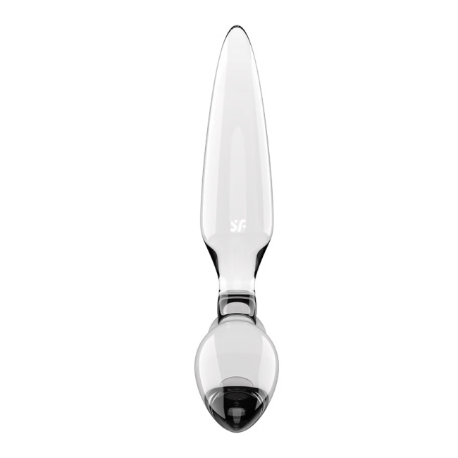 Satisfyer Triple Crystal 2 Transparan Cam Dildo