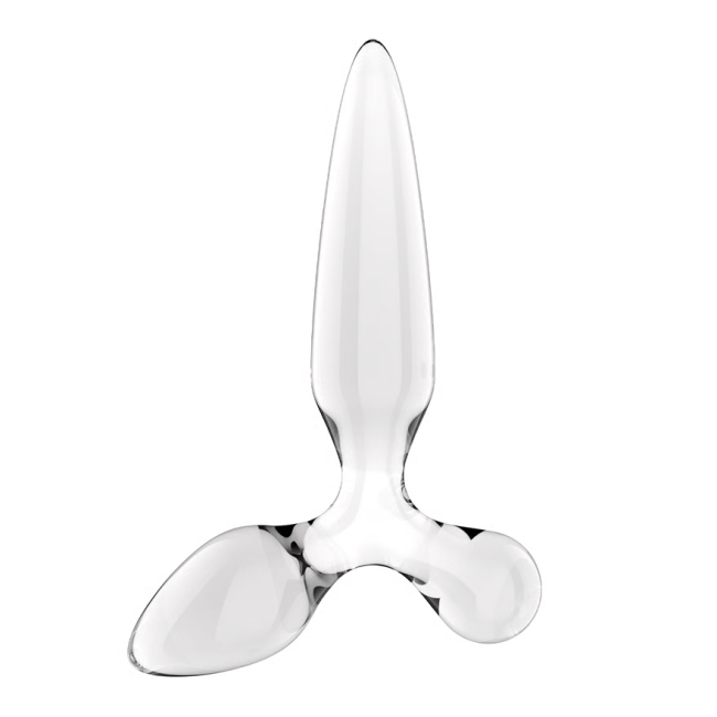 Satisfyer Triple Crystal 2 Transparan Cam Dildo