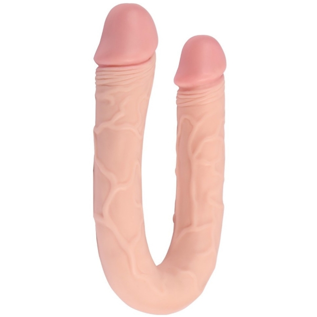 Shequ Harold 30 Cm Çift Başlı Ten Rengi Lezbiyen Penis