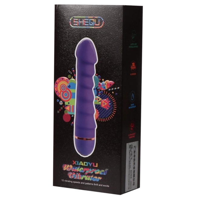 Silikon 10 Modlu Su Geçirmez Titreşimli Penis Vibratör	