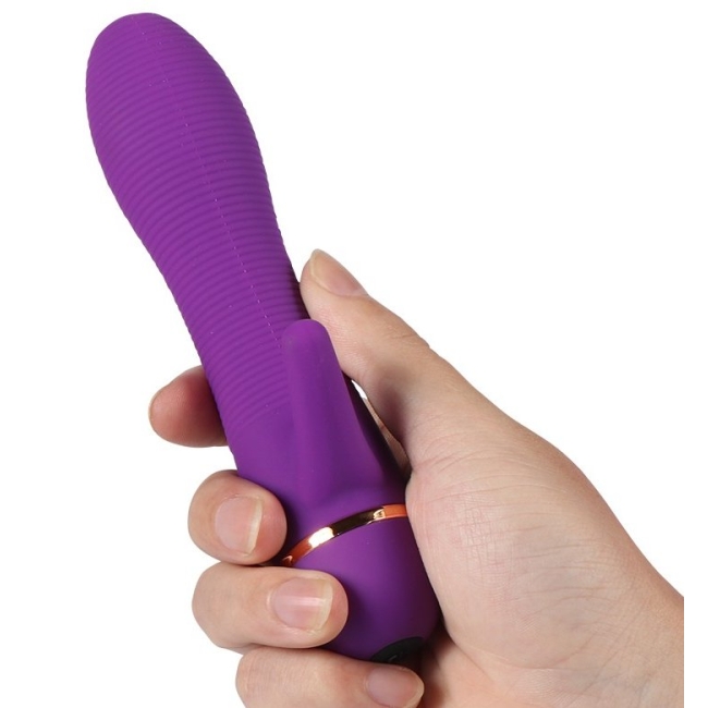 Silikon Klitoris 10 Modlu Su Geçirmez Titreşimli Penis Vibratör