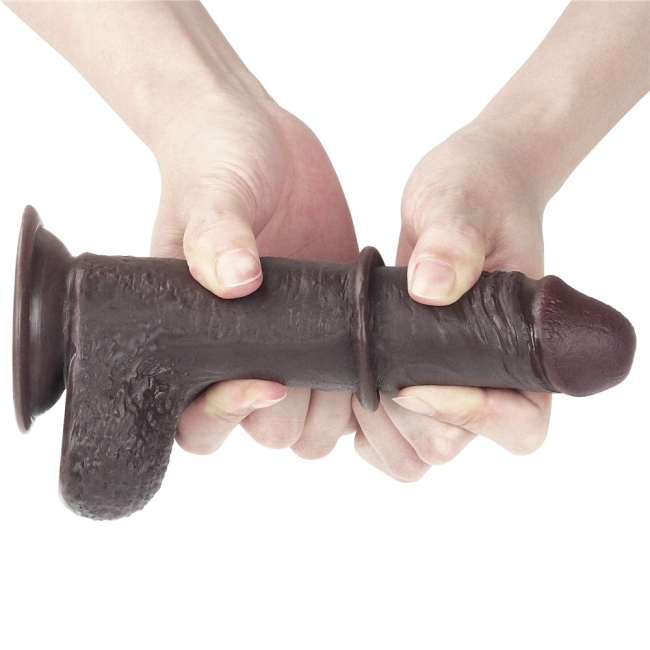 Sliding Hareketli Dış Yüzey Özel Seri Ultra Yumuşak 17 Cm Realistik Penis