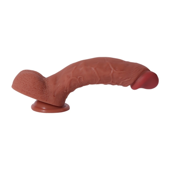 Spartacus 24 Cm Çift Katmanlı Ultra Yumuşak Dev Realistik Penis	