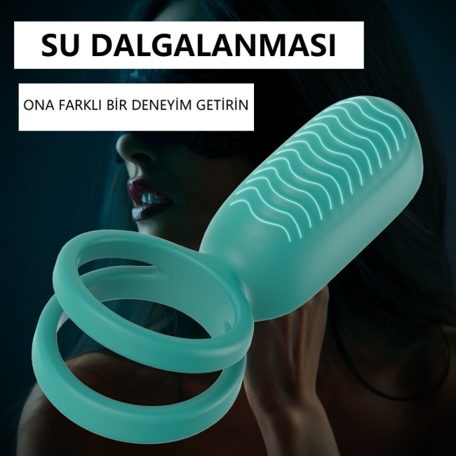 Squidward 9 Modlu Titreşimli Klitoris Uyarıcı Penis Halkası