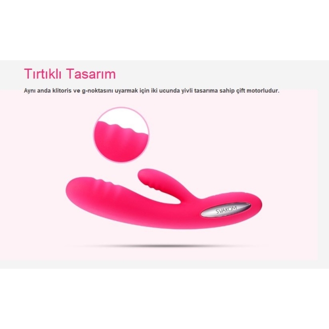 Svakom Adonis Usb Şarjlı Rabbit Vibratör (Kutusuz Sıfır Ürün)