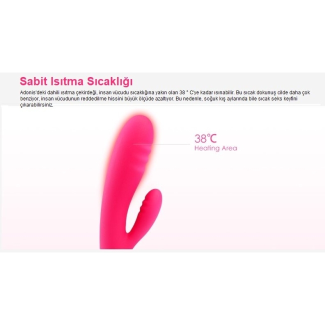 Svakom Adonis Usb Şarjlı Rabbit Vibratör (Kutusuz Sıfır Ürün)
