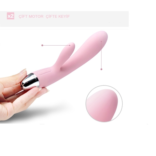 Svakom Alice Rabbit Akıllı Moda Sahip Vibratör Pembe (Kutusuz Sıfır Ürün)
