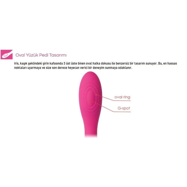 Svakom Iris G-Bölgesi Şarjlı Su Geçirmez Titreşimli Vibratör