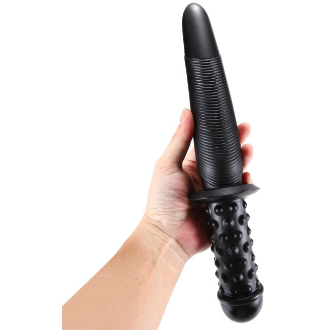 Swort Handle Çift Taraflı Siyah 35 Cm Double Penis