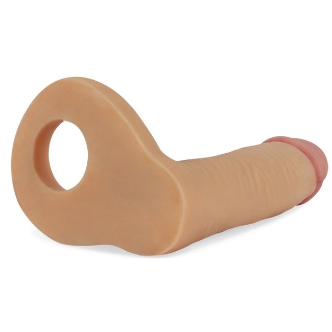Lovetoy The Ultra Soft Yumuşak Anal 15 cm Protez Penis Halkası Çift Yönlü İlişki