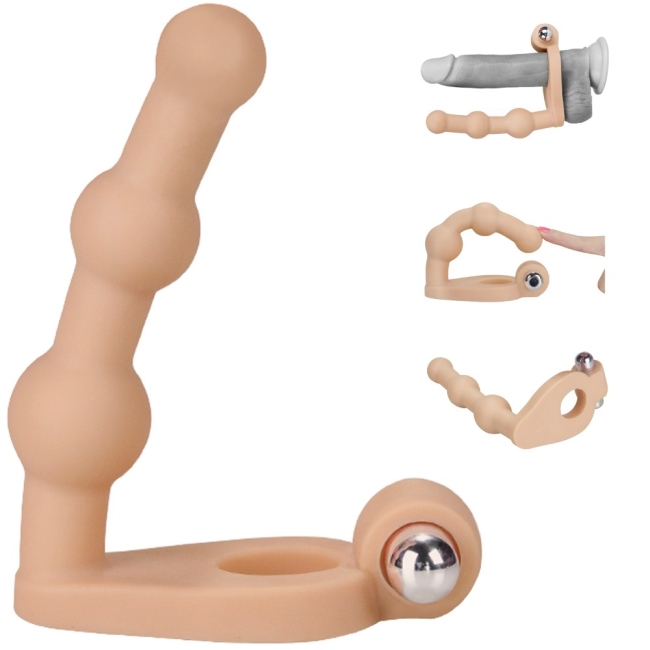 The Ultra Soft Yumuşak Penis Halkalı 15 cm Realistik Penis
