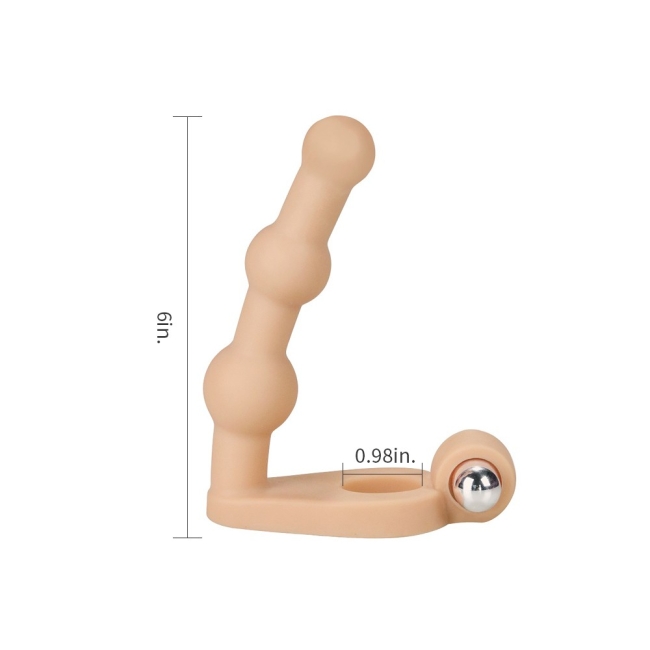 The Ultra Soft Yumuşak Penis Halkalı 15 cm Realistik Penis