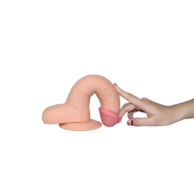 Ultra Yumuşak Özel Dokulu 21 Cm Belden Bağlamalı Penis
