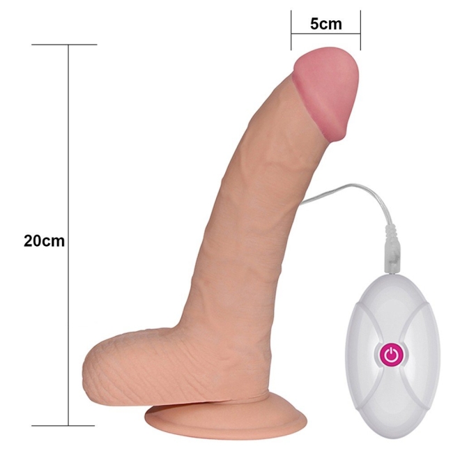 Ultra Yumuşak Özel Dokulu 21 Cm Kemerli Vibratör