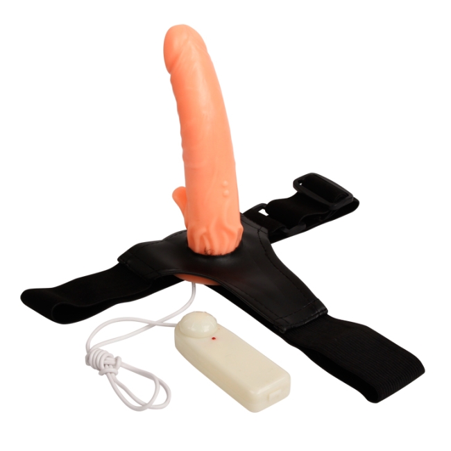 Ultra Passıonate Harness Vajina Girişli Titreşimli İçi Dolu Protez Penis Vibratör