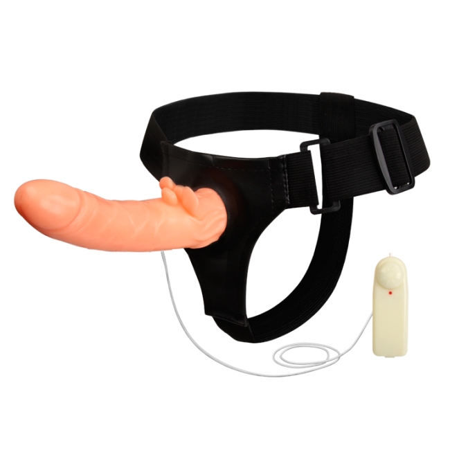 Ultra Passıonate Harness Vajina Girişli Titreşimli İçi Dolu Protez Penis Vibratör