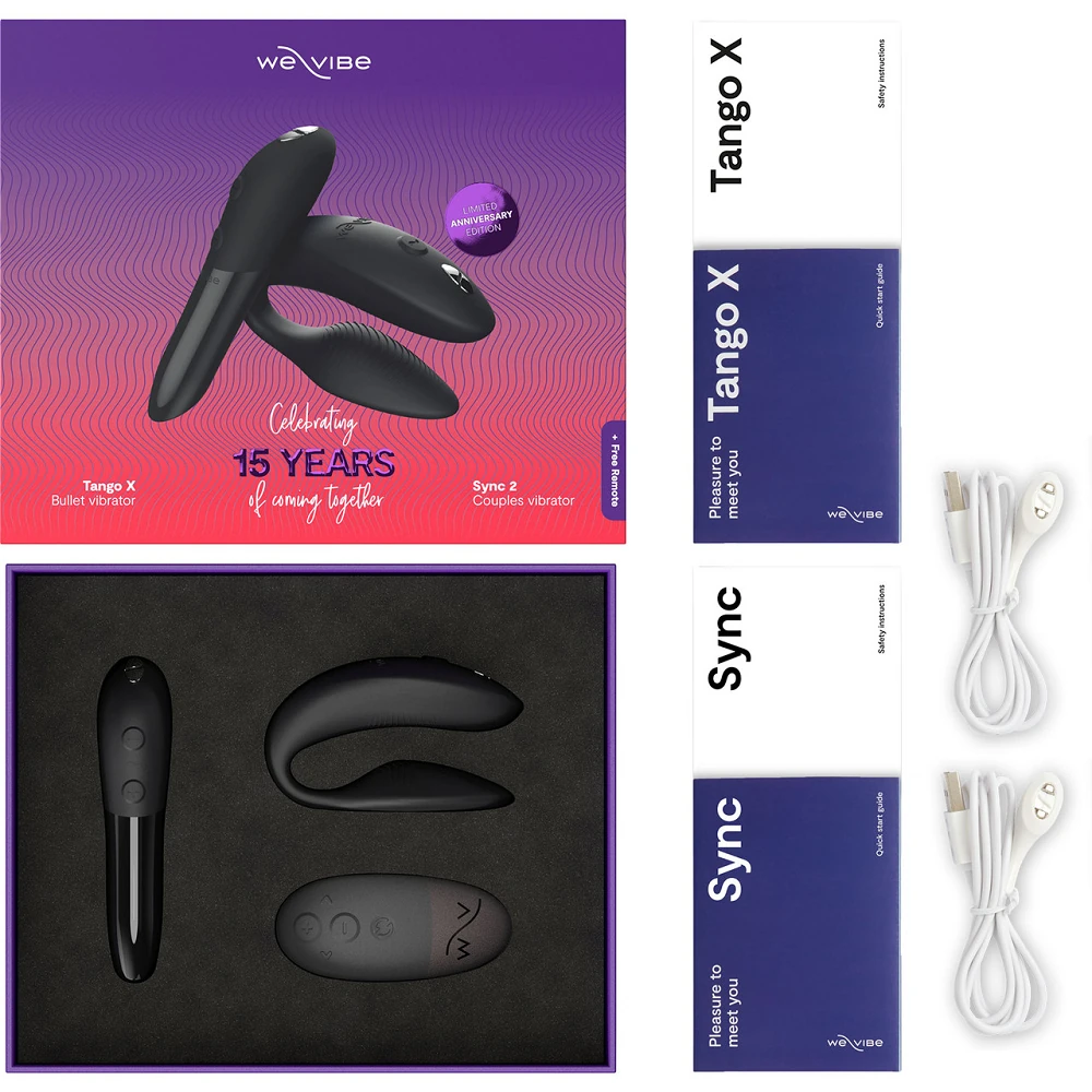 We-Vibe 15. Yıl Dönümü Koleksiyon Seti Sync 2 ve Tango X