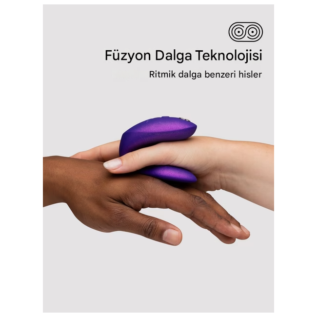 We-Vibe Chorus Pro Vibrant Future Dusk Uygulama ve Uzaktan Kumandalı Çift Vibratörü Kutusuz Ürün 