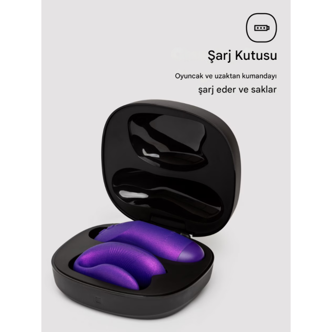 We-Vibe Chorus Pro Vibrant Future Dusk Uygulama ve Uzaktan Kumandalı Çift Vibratörü Kutusuz Ürün 