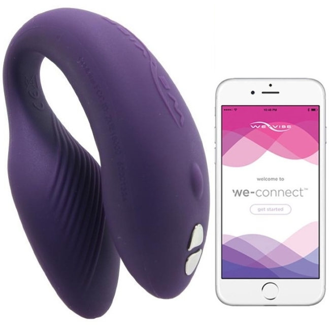 We-Vibe Chorus Purple Çiftlere Özel Telefon Kontrol Vibratör 