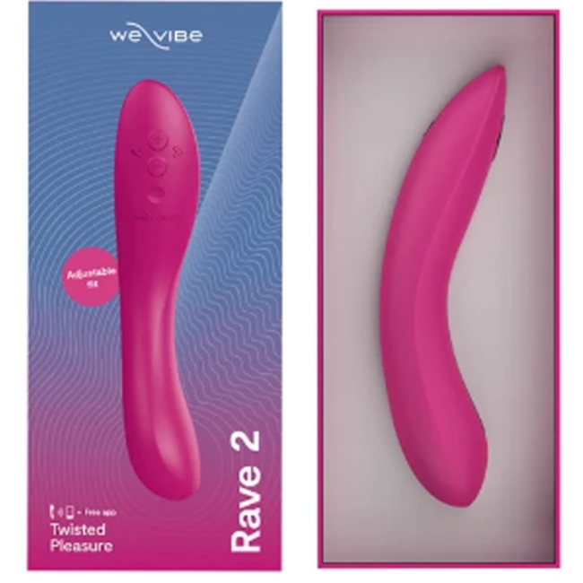 We-Vibe Rave 2 Cosmic Pink Telefon Kontrollü G-Bölgesi Uyarıcı Vibratör