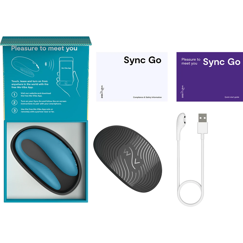 We-Vibe Sync Go Giyilebilir Turkuaz Vibratör