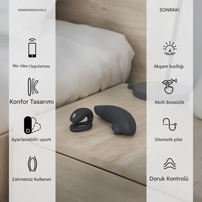 We-Vibe Sync O and Womanizer Next Vibratör Seti