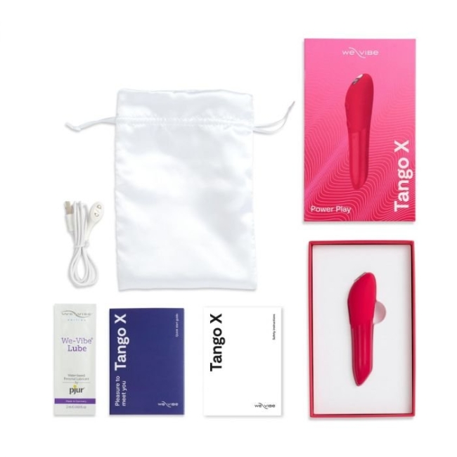 We-Vibe Tango X Cherry Red En Güçlü Titreşimli Mini Vibratör