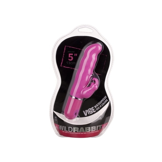 Wild Rabbit Tavşan Figürlü Klitoral Uyarıcılı Titreşimli Pembe Vibratör