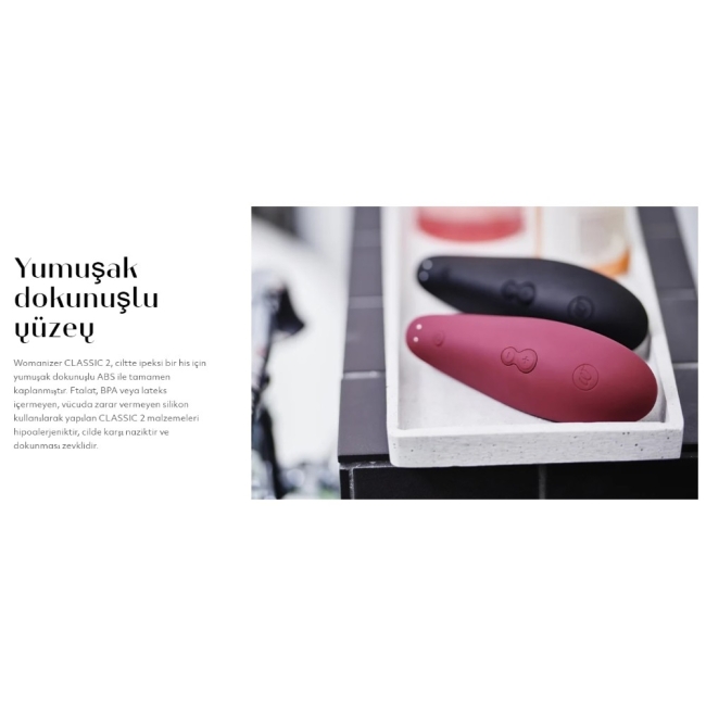 Womanizer Classic 2 Emiş Yapabilen 10 Fonksiyonlu Klitoris Vibratör