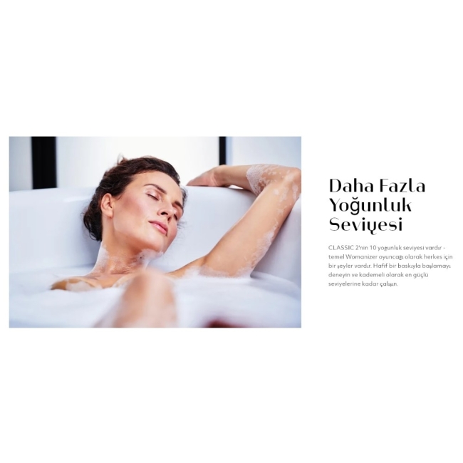 Womanizer Classic 2 Emiş Yapabilen 10 Fonksiyonlu Klitoris Vibratör