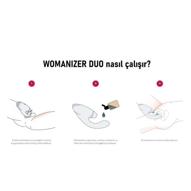 Womanizer Duo Black G-Bölgesi ve Klitoris Uyarıcı Lüks Vibratör